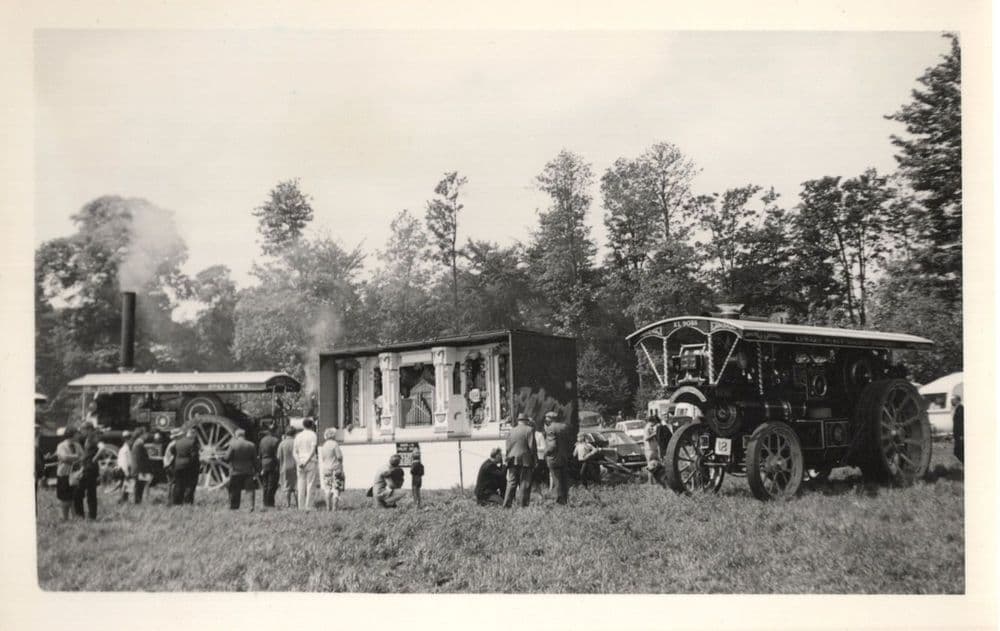 Castle Howard Steam Fair Engine Train Yorkshire PB Postcard Photo
