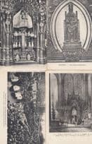 Cathedrale De Chartres La Vierge De Pilier 4x French Religious Postcard s