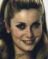 Catherine Deneuve Historic French Award Actress 10x8 Hand Signed Photo