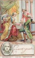 Catherine II 2nd Printed Signed Bendorps Drink Cocoa Postcard Antique Trade Card