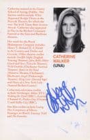 Catherine Walker in Blackbird Hand Signed Photo Theatre Page
