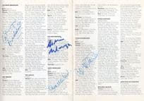 Cathryn Bradshaw Sara Markland MULTI RSC 5x Hand Signed Flyer