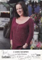 Cathy Murphy as Julie Perkins in Eastenders Hand Signed Cast Card Photo
