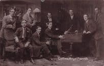 Catlin's Royal Pierrots Rare Yorkshire Piano Group Photo Old Postcard