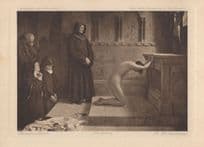 Caulderon The Renunciation Antique Tate Gallery Painting Postcard