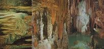 Caverns Of Luray Throne Canopy Totem Poles Wishing Well 3x Postcard s