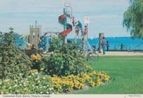 Centennial Park Barrie Ontario Canada Childrens Playground Slides Postcard