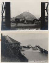 Cerro San Cristobal Santiago Chile 2x Antique Postcard s