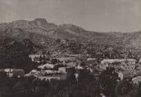 Cetinje Yugoslavia Aerial Vintage Real Photo Postcard