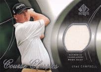 Chad Campbell Course Classics 2004 Authentic Tournament Upper Deck Golf Shirt Card