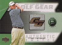 Chad Campbell Golf Gear Player Shirt Swatch Upper Deck Card