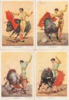 Chamaco Spanish Torero Bullfighter Legend 4x Painting Postcard s
