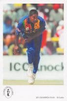 Chaminda Vaas Sri Lanka TCCB Classic Cricket Photo Postcard