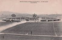 Champ De Courses De Saint Cloud French Old Horse Race Racing Postcard