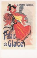 Champs Elysees Palais De Glace French Theatre Advertising Postcard