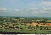 Chanctonbury Weald Aerial Sussex Women's Institute Photo Postcard