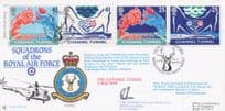 Channel Tunnel 1994 Military Squadrons Of The Royal Air Force Hand Signed FDC