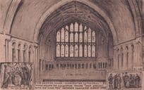 Chapter House Gloucester Cathedral King Henry III Phillimore Old Postcard