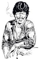 Charles Bronson Limited To 250 Published 1980s Painting Postcard