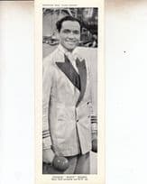 Charles Buddy Rogers Radio Review Antique 10" x 3" Old Photo Card