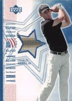 Charles Howell III America's Best 2002 Upper Deck Real Worn Golf Shirt Card