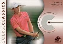 Charles Howell III Course Classics 2003 Authentic Worn PGA Tour Golf Shirt Card