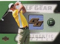 Charles Howell III Golf Gear Player Shirt Swatch Upper Deck Card