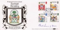 Charles Irvine Of Drum Scottish Heraldry Hand Signed FDC