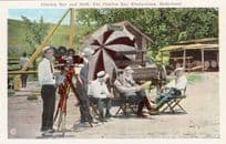 Charles Ray & Staff Silent Movie Film Team Hollywood USA Mint Postcard