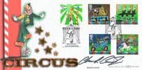 Charlie Cairoli Italian Clown Circus 2002 Hand Signed Benham FDC