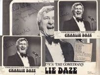 Charlie Daze Scottish Magician Comedy Act in ITVs The Comedians Hand Signed Lot