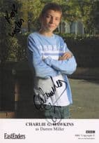 Charlie Hawkins as Darren Miller Eastenders Hand Signed Cast Card Photo