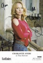 Charlotte Avery Tina Stewart Eastenders Hand Signed Original Cast Card Photo