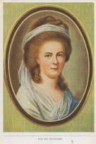 Charlotte Buff of German Book Poet Goethe Painting Old Cigarette Card