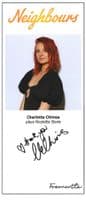 Charlotte Chimes as Nicolette Stone Neighbours Signed Photo
