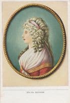 Charlotte Von Stein Weimar German Lady In Waiting Cigarette Card