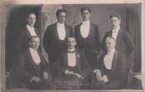 Chas Sebury's Posh Concert Party 1907 Antique Entertainers Postcard