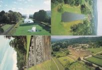 Chatsworth Bakewell Derbyshire 4x Spectacular Aerial Postcard s