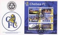 Chelsea Football Club 2002 Stamp Set First Day Cover