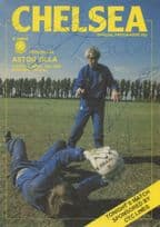 Chelsea Football Club vs Aston Villa 7x Hand Signed Programme