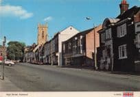 Chemists on High Street Halstead Essex Rare 1980s Postcard