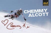 Chemmy Alcott Twickenham Olympic Alpine Skiier Skiing Champion Hand Signed Photo