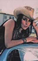 Cher Stunning Young 1977 Photo Postcard