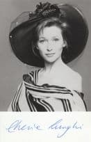 Cherie Mary Lunghi Excalibur Hand Signed Photo