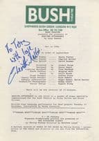 Cherith Mellor Alice Stanton In Heartbeat RARE Hand Signed Flyer