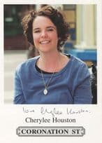 Cherylee Houston Coronation Street Hand Signed Cast Photo & More