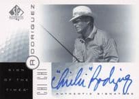 Chi Chi Rodriguez Sign Of The Times Hand Signed 2001 SP Golf Autograph Card