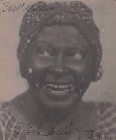 Chick Violet Elliott Australian Music Hall Comedian Hand Signed Photo