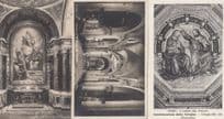 Chiesa Di S Maria Del Popolo 3x Italian Religious Postcard s