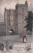 Children Arguing Bristol Cathedral Norman Arch Phillimore Old Postcard